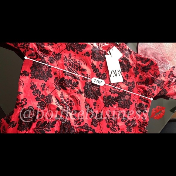 ZARA Sequinned Printed Dress - Picture 14 of 14